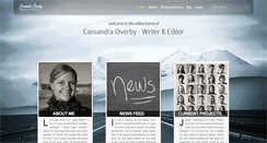 Desktop Screenshot of cassandraoverby.com